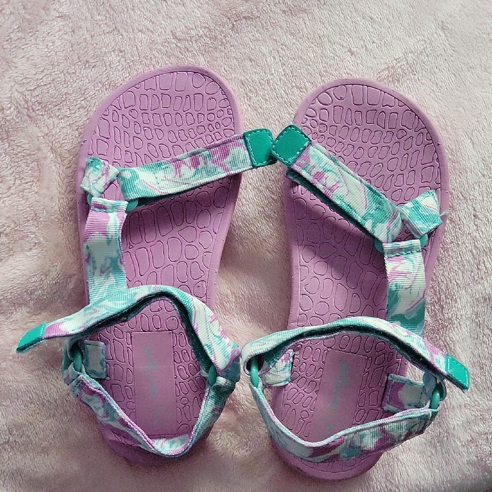 Cat & Jack Kids Sandals in Purple and Teal